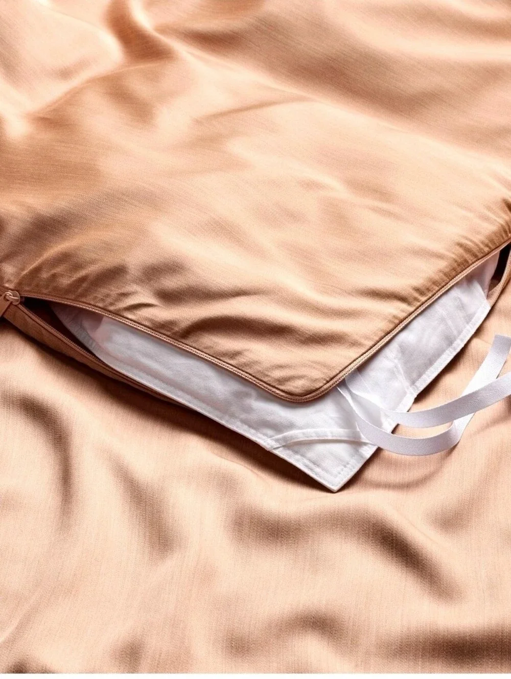Casaluna™ Full/Queen Rayon from Bamboo Duvet Set Light Adobe Clay